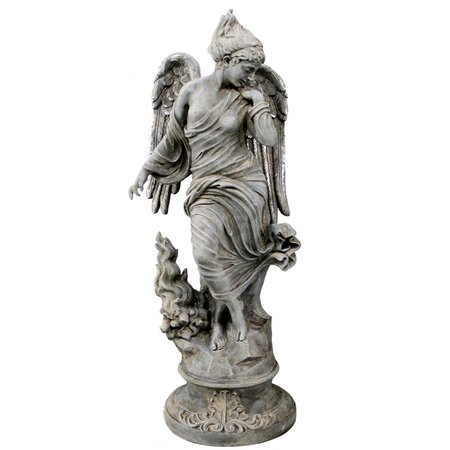 ZAER Zaer ZR868030 74.5 in. Anitique Tall Angel Evellyn Statue; Multi Color; Magnesium Oxide ZR868030